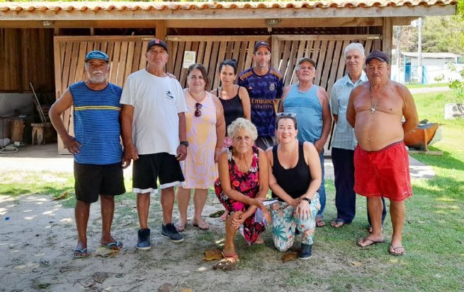 O encontro teve como objetivo tratar das demandas dos pescadores artesanais da Enseada, sendo tratados assuntos como os usos do Rancho de Pesca, responsabilidades dos usuários, zeladoria do local, iluminação no entorno do rancho e solicitação de rampa de acesso.