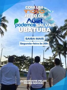 Live deve marcar união de três pré-candidatos a prefeito de Ubatuba