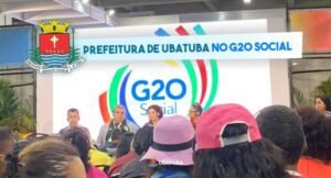 A Prefeitura de Ubatuba participa do G20 Social no Rio de Janeiro, discutindo a luta global contra a fome e a pobreza.