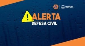 Defesa Civil alerta para chuvas e ventos fortes em Ubatuba