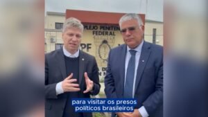 Van Hattem e Girão visitam brasileiros presos na Argentina pelo 8 de Janeiro