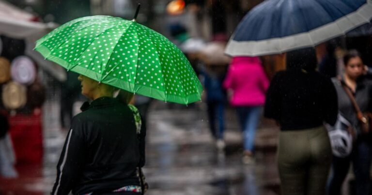 Chuva avança e frio persiste no Sul nesta quarta